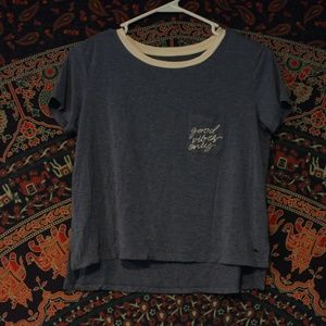 Blue Soft & Sexy AEO Short Sleeve Graphic Tee